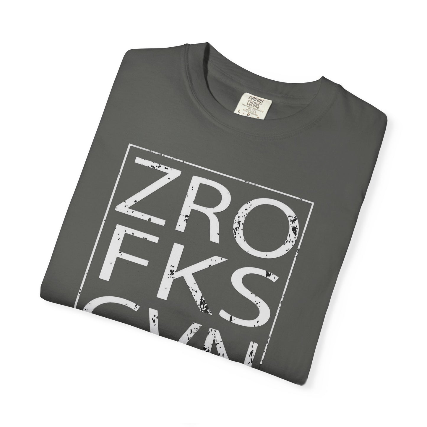Zero Fcks Given Garment-Dyed T-shirt