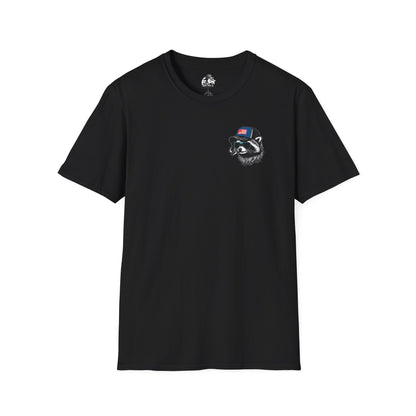 Funny Men's T-Shirt - "I Shaved My Balls For This?" & Raccoon Design - Perfect for Gifting