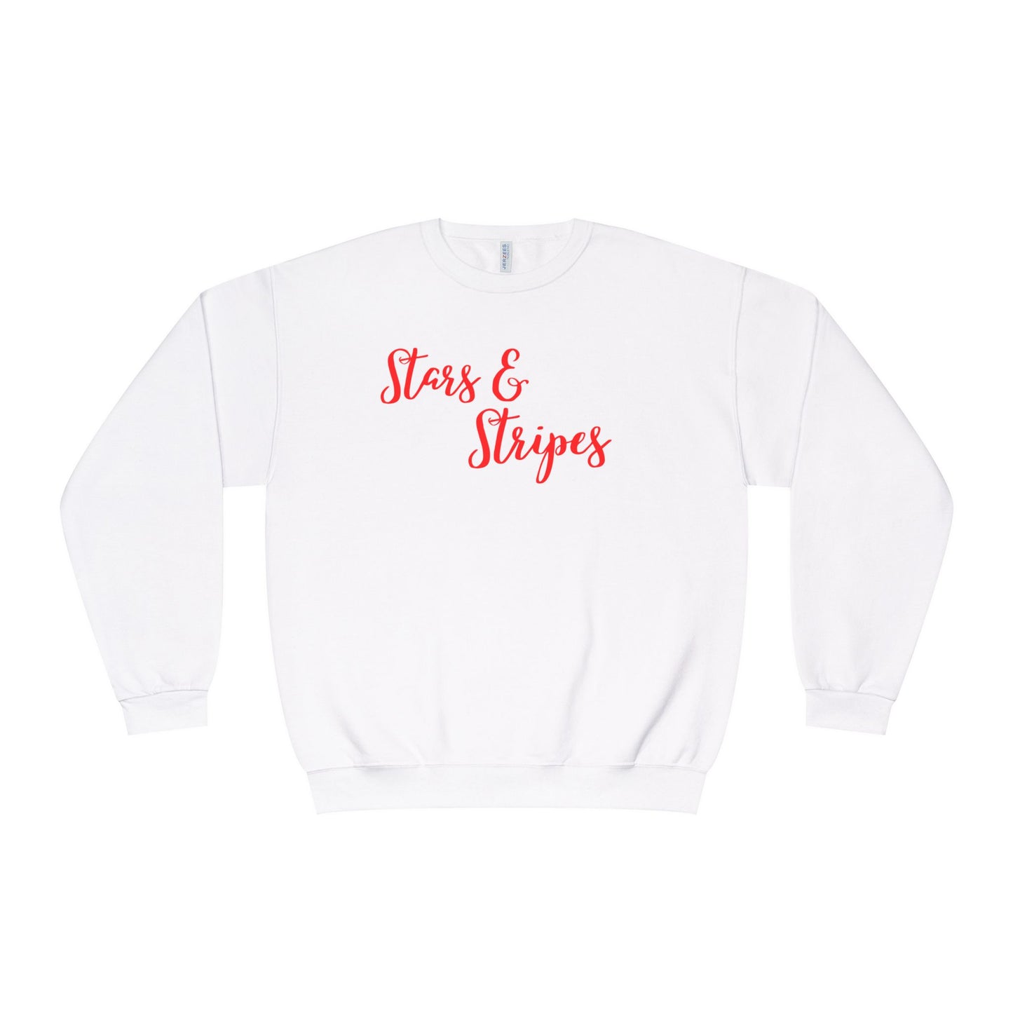 Stars & Stripes Unisex Crewneck Sweatshirt - Cozy Apparel for Casual Days, Gift for Independence Day, Summer BBQs, Fun Gatherings
