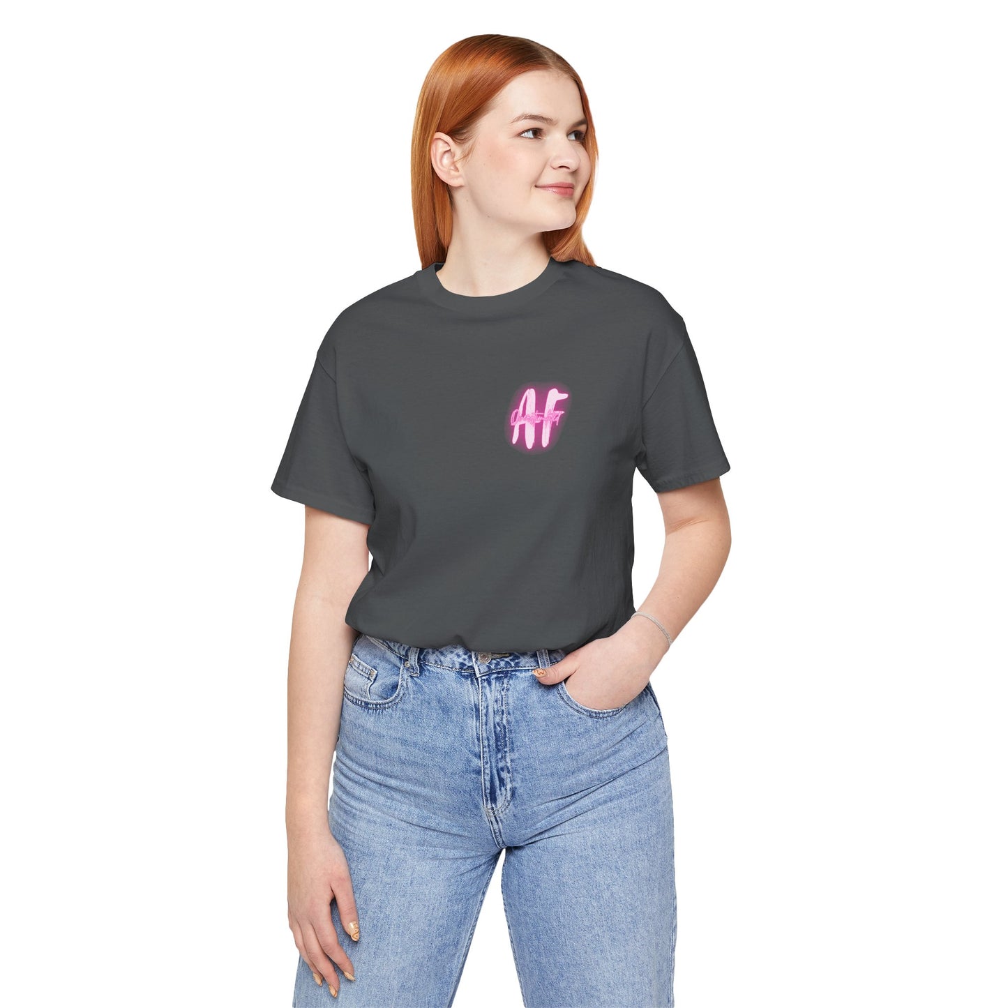 Undercaffeinated Pink Photo Tee BB