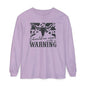 Warning Graphic Unisex Long Sleeve T-Shirt - Casual Cowgirl Vibes