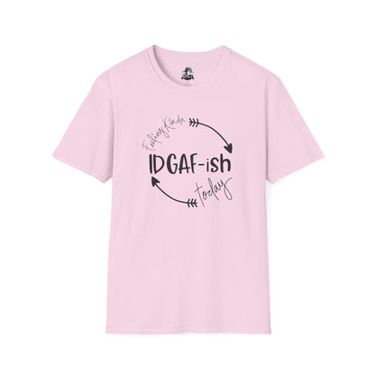 IDGAF-ish Unisex Softstyle T-Shirt, Casual Tee, Gift for Him/Her, Funny Shirt, Everyday Wear, Quirky Apparel
