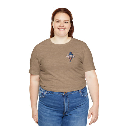 Patriotic Baseball Tee, Unisex T-Shirt, Independence Day Apparel, Sports Fan Gear, Summer BBQ Outfits, Casual Everyday Wear