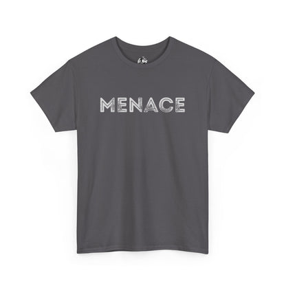 Menace Graphic Unisex Heavy Cotton Tee | Trendy Casual Wear, Gift for Friends, Street Style, Everyday Essential