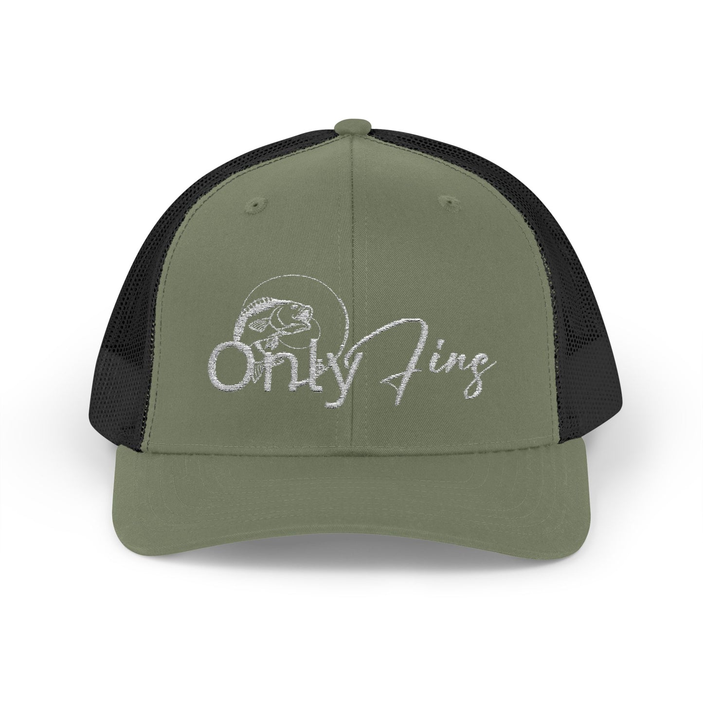 Only Fins Snapback Trucker Cap - Stylish Fishing Hat for Outdoor Enthusiasts