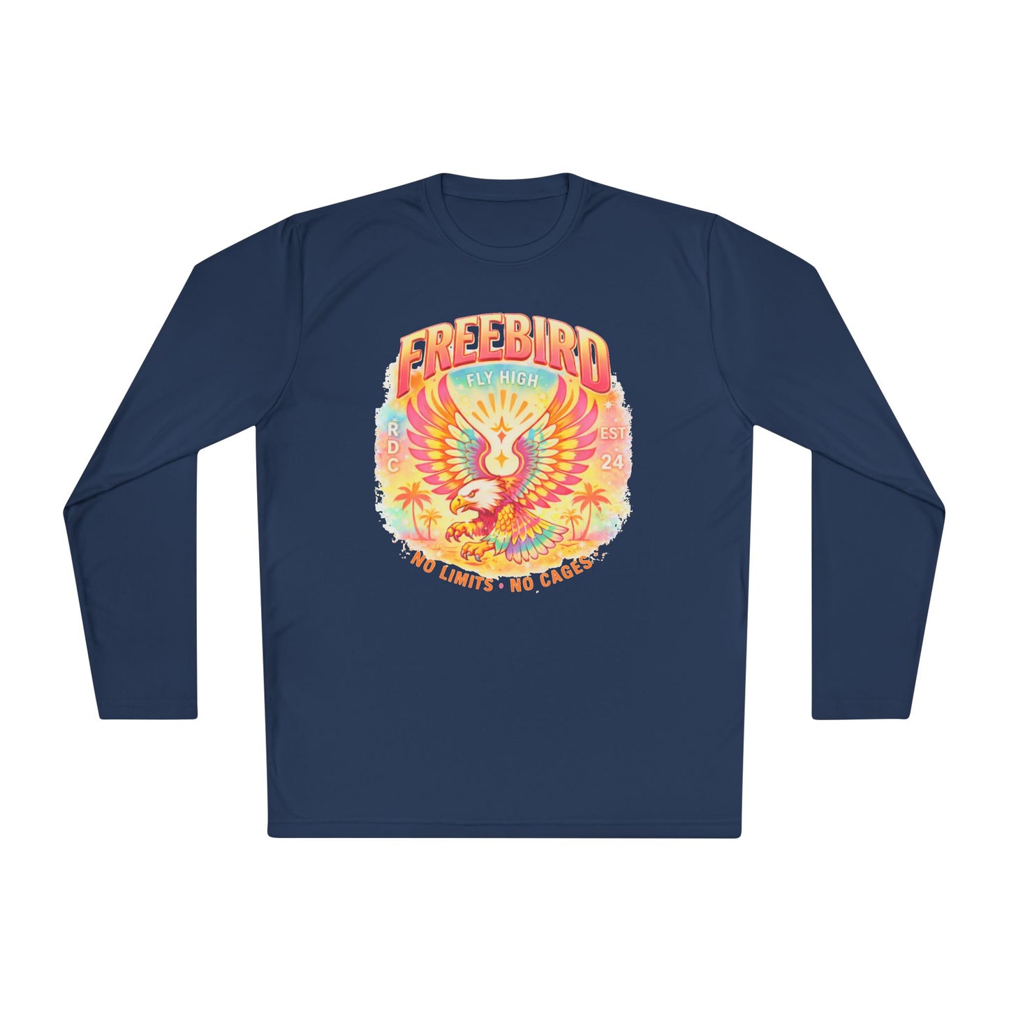 Free-bird summer moisture wicking Long Sleeve Tee