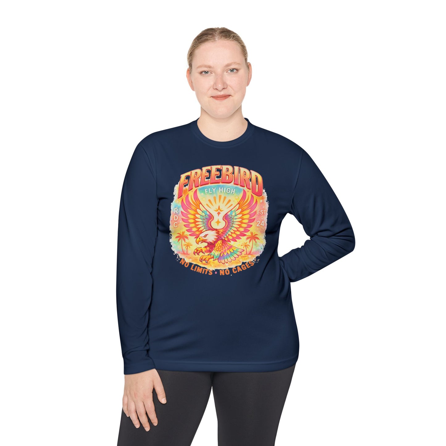 Free-bird summer moisture wicking Long Sleeve Tee