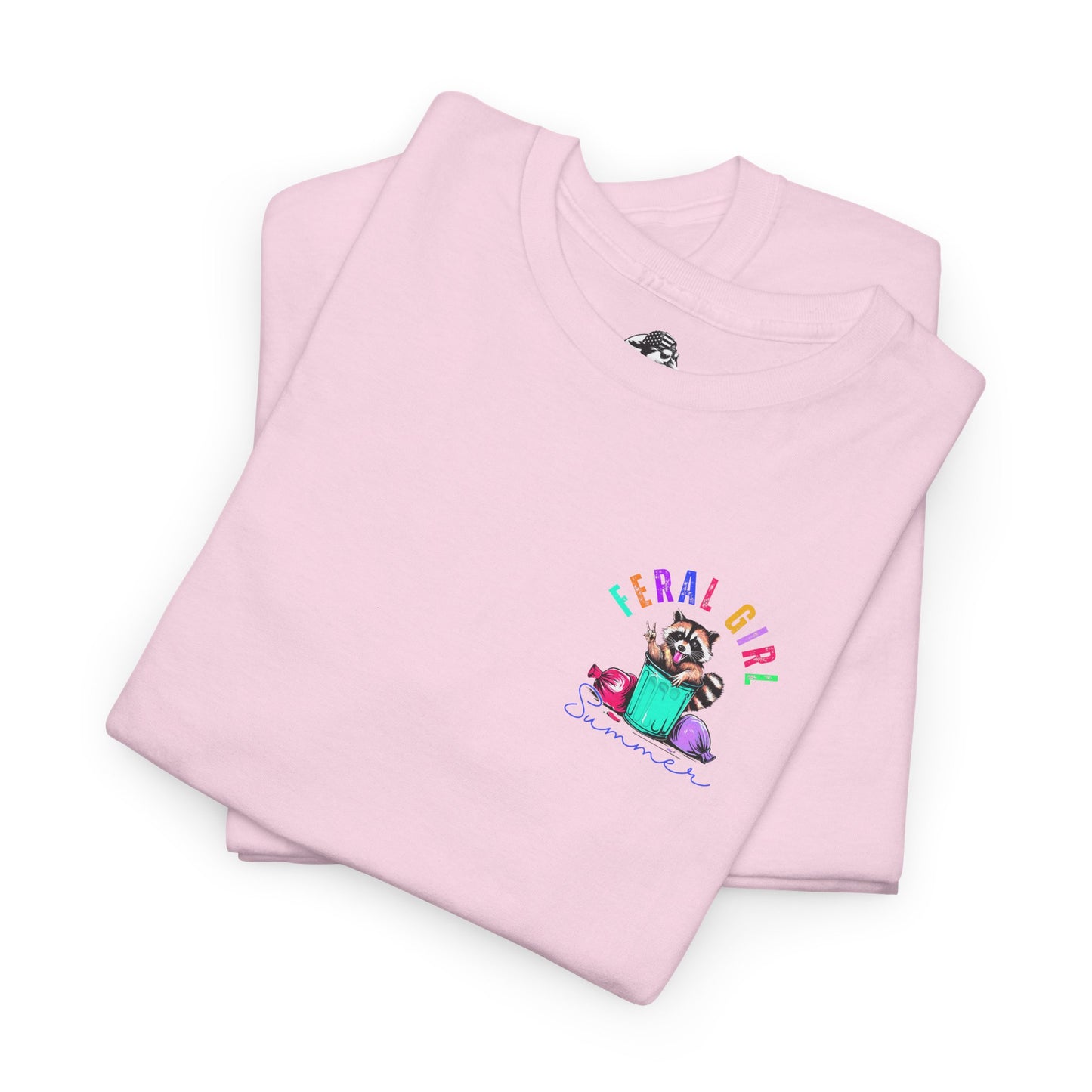 Feral Girl Summer Tee, Trendy Unisex T-Shirt, Casual Summer Wear, Gift for Friends, Festival Outfit, Playful Graphic Tee