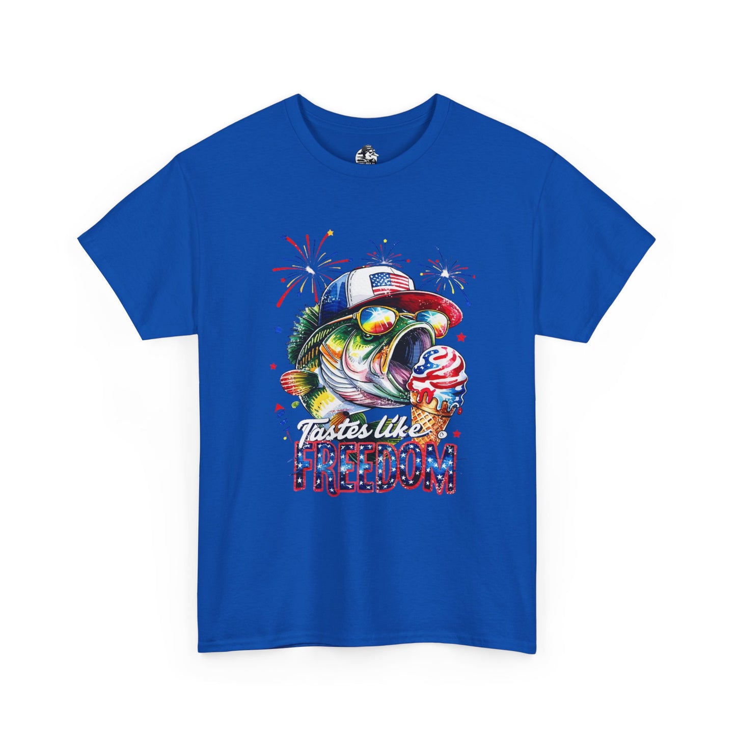Patriotic Fishing Tee, Fourth of July Shirt, Freedom T-Shirt, Summer Adventure Apparel, Fishing Lover Gift