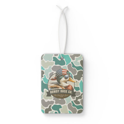 Turquoise Camo Car Air Freshener - Adventure Vibes