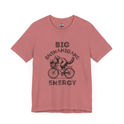 Big Shenanigans Energy Unisex Tee - Fun Graphic T-Shirt for Animal Lovers