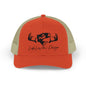 Rustic Outdoor Snapback Trucker Cap with Antler Design, Hunter's Hat, Camping Gear, Gift for Outdoorsman, Casual Summer Accessory