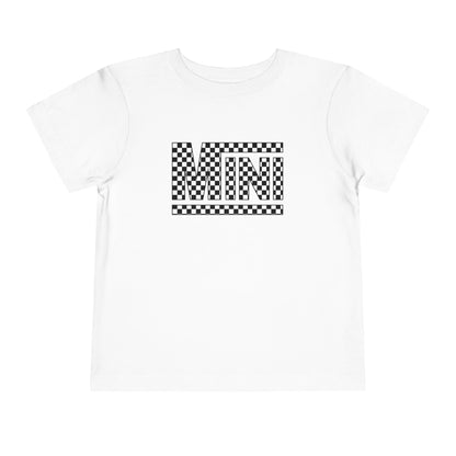 Racing Checkered Flag -MINI- Toddler Tee