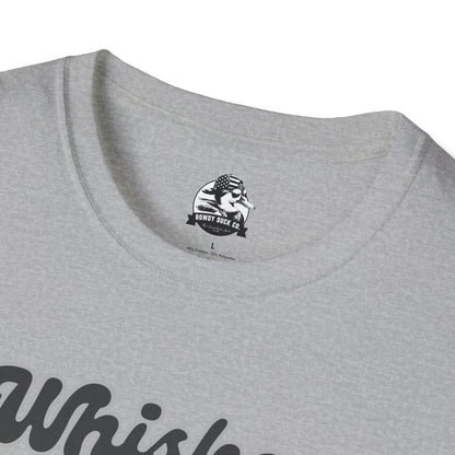 Whiskey Helps Unisex Softstyle T-Shirt - Fun Casual Tee for Whiskey Lovers