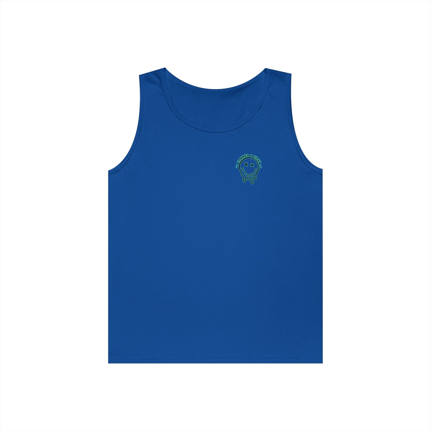Unisex Heavy Cotton Tank Top - Tanned Tatted & Tipsy Graphic Tee