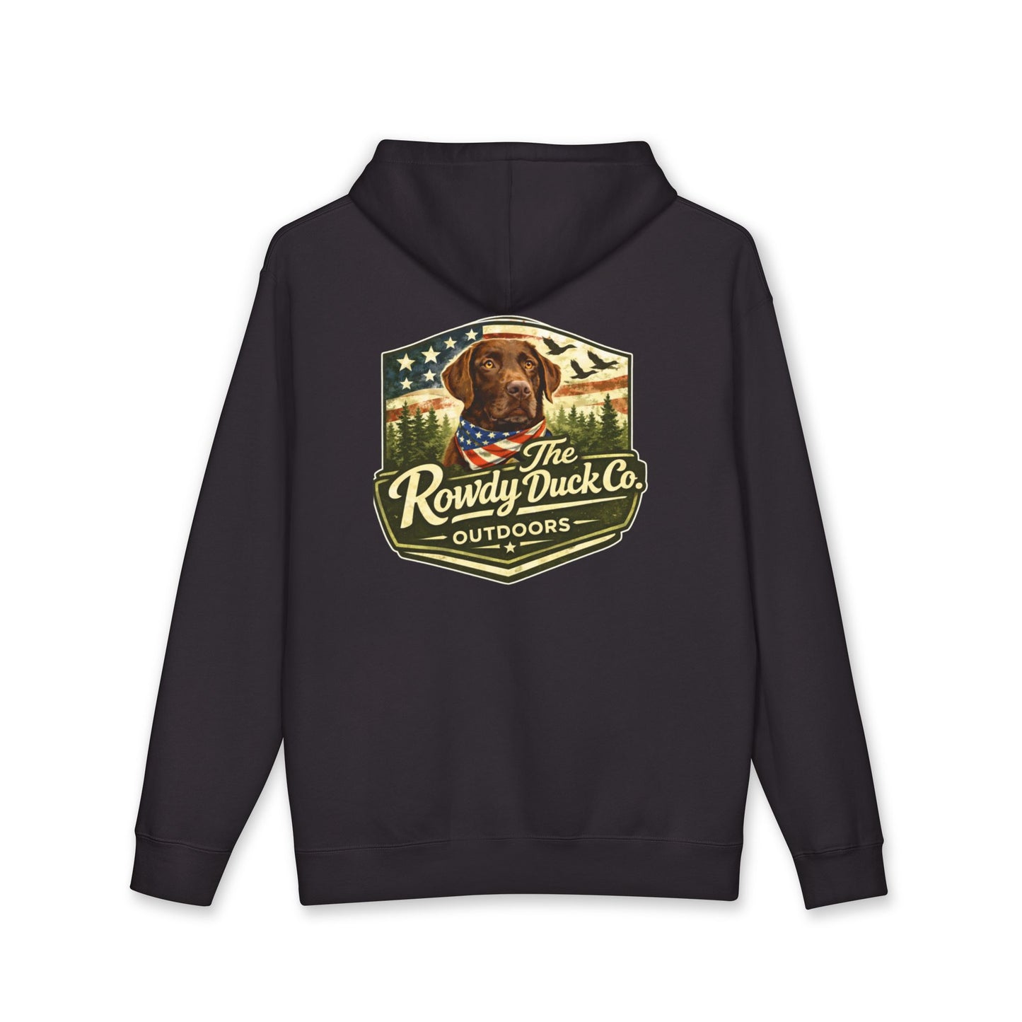 The Rowdy Duck Co. American Dog Outdoors Hoodie