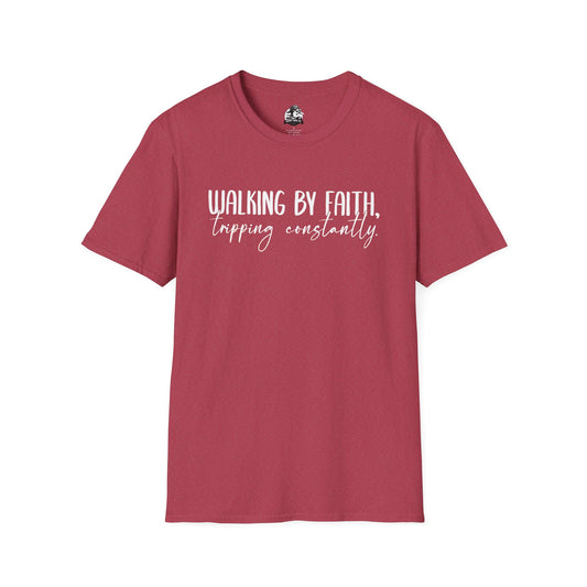 "Walking By Faith, Tripping Constantly" Graphic Tee