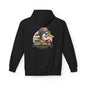 Patriotic Duck Hoodie, Fun Casual Wear for Outdoors, Gift for Animal Lovers, Unique Hoodie for Holidays, Comfy Everyday Style