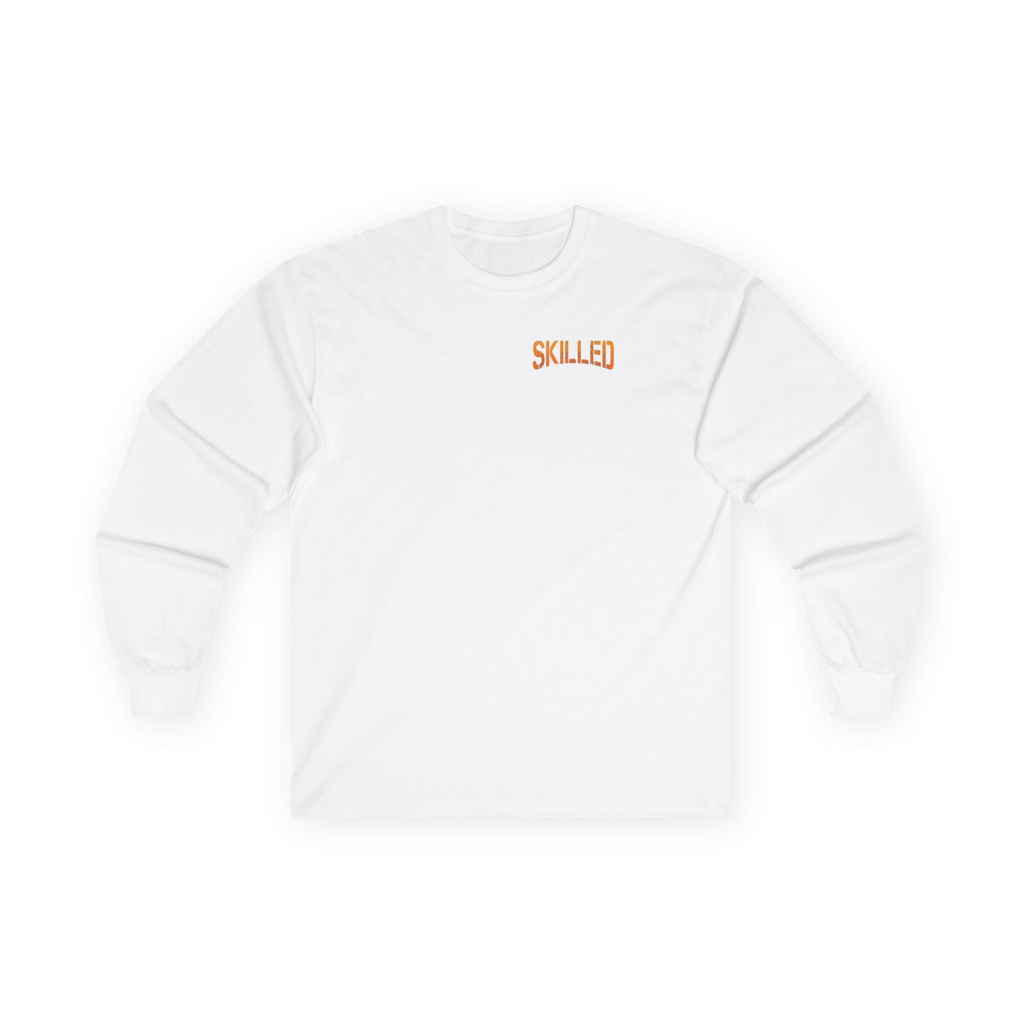 Graphic Long sleeve Tee "Skilled Enough to Hide the parts"