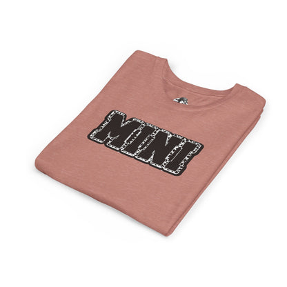 Mini Youth Short Sleeve Tee, Kids Casual Shirt, Birthday Gift, Toddler Fashion, Playful Summer Wear, Mini Graphic Tee