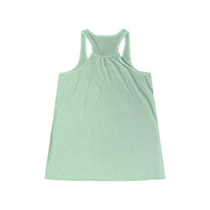 Women's Flowy Racerback Tank - Having a Weird Mum Builds Character