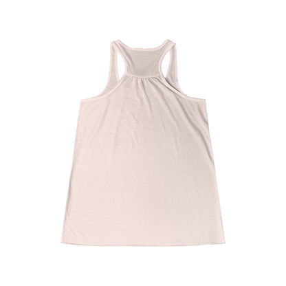 Women's Flowy Racerback Tank - Having a Weird Mum Builds Character