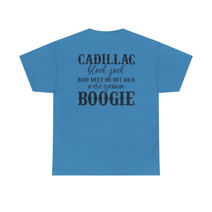 Unisex Heavy Cotton Tee - 'Boot Scootin' Boogie' Graphic Shirt for Music Lovers