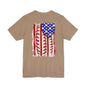 Patriotic Baseball Tee, Unisex T-Shirt, Independence Day Apparel, Sports Fan Gear, Summer BBQ Outfits, Casual Everyday Wear