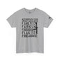 Patriotic Unisex Heavy Cotton Tee - 5 Things You Don't Mess With | Perfect for Veterans, Independence Day, Gifts