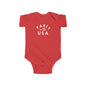 Party in the USA Infant Bodysuit, Baby Shower Gift, 4th of July Outfit, Cute Infant Onesie, American Pride Clothing