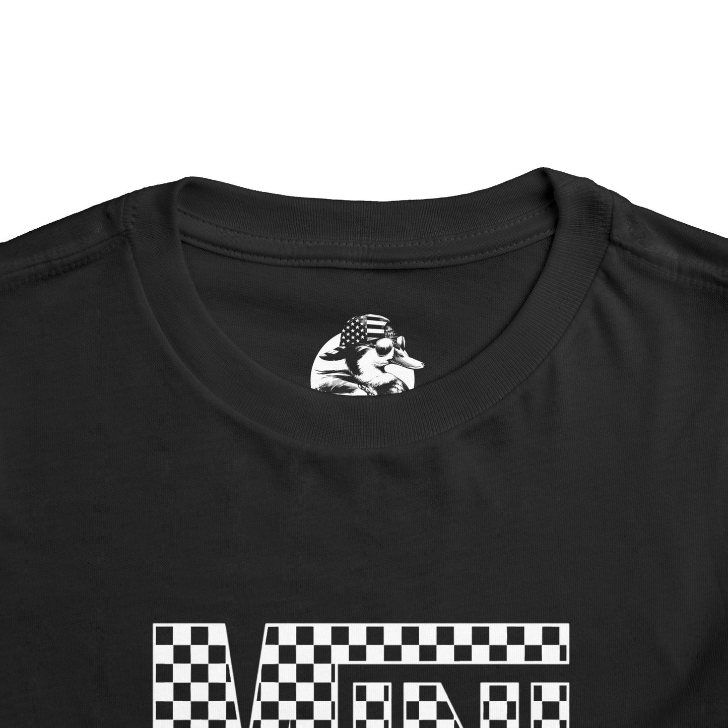 Racing Checkered Flag -MINI- Toddler Tee