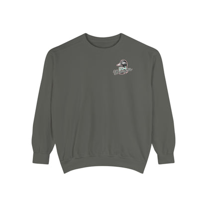 Duck Wrangler Unisex Sweatshirt - Cozy and Vibrant Garment-Dyed Crewneck
