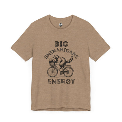 Big Shenanigans Energy Unisex Tee - Fun Graphic T-Shirt for Animal Lovers
