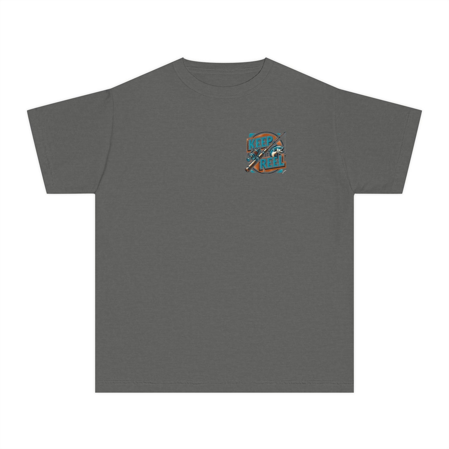 Comfort Color Youth Fishing Tee - Keep It Reel!