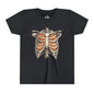 Spooky Pumpkin Skeleton Youth Tee