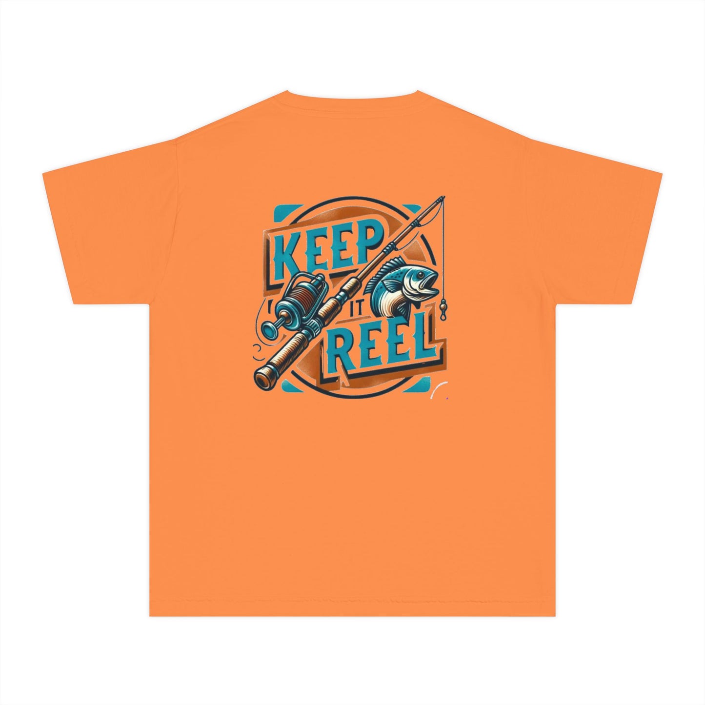 Comfort Color Youth Fishing Tee - Keep It Reel!