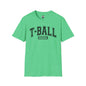 T-Ball Mama  Heather Unisex Softstyle T-Shirt - Perfect Gift for Sports Moms