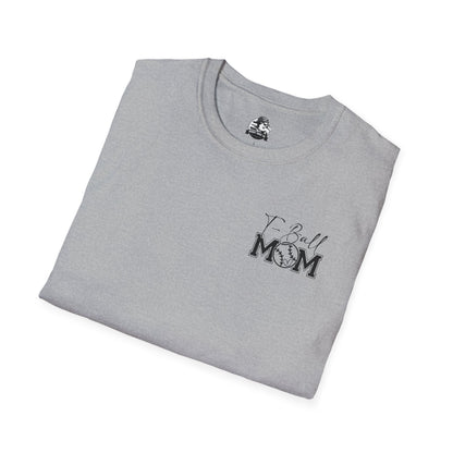 T-ball Mom Unisex Softstyle T-Shirt - Perfect for Game Days!