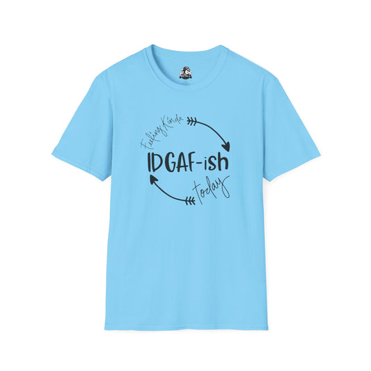IDGAF-ish Unisex Softstyle T-Shirt, Casual Tee, Gift for Him/Her, Funny Shirt, Everyday Wear, Quirky Apparel