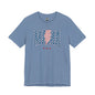 Comfy Women's Graphic tee - Mama -Stars & stripes -lightning bolt