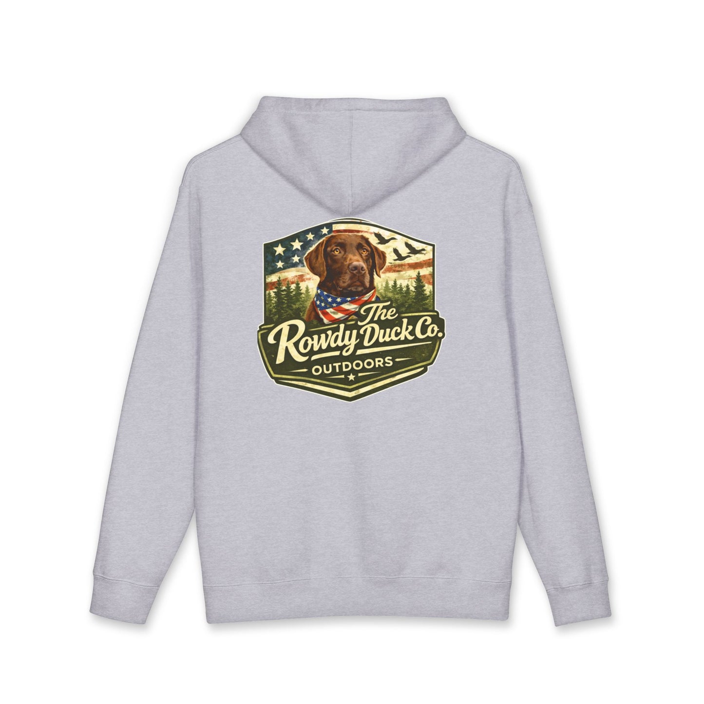 The Rowdy Duck Co. American Dog Outdoors Hoodie