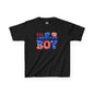 All American Boy Kids Tee, Patriotic T-Shirt, 4th of July Outfit, Independence Day Gift, Summer Kids Clothing