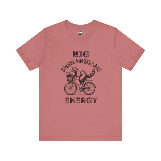 Big Shenanigans Energy Unisex Tee - Fun Graphic T-Shirt for Animal Lovers
