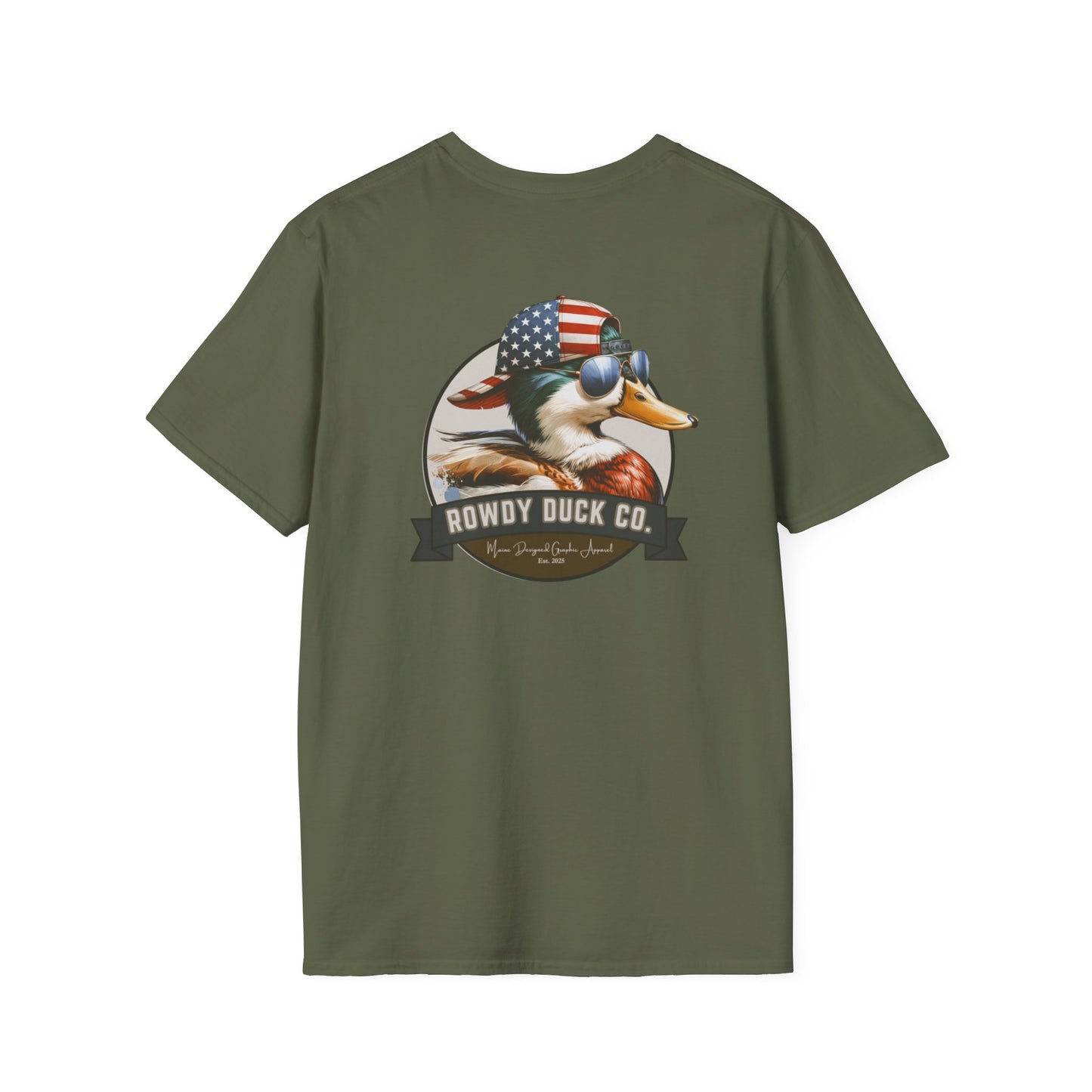 Rowdy Duck Co. Patriotic Duck Graphic T-Shirt