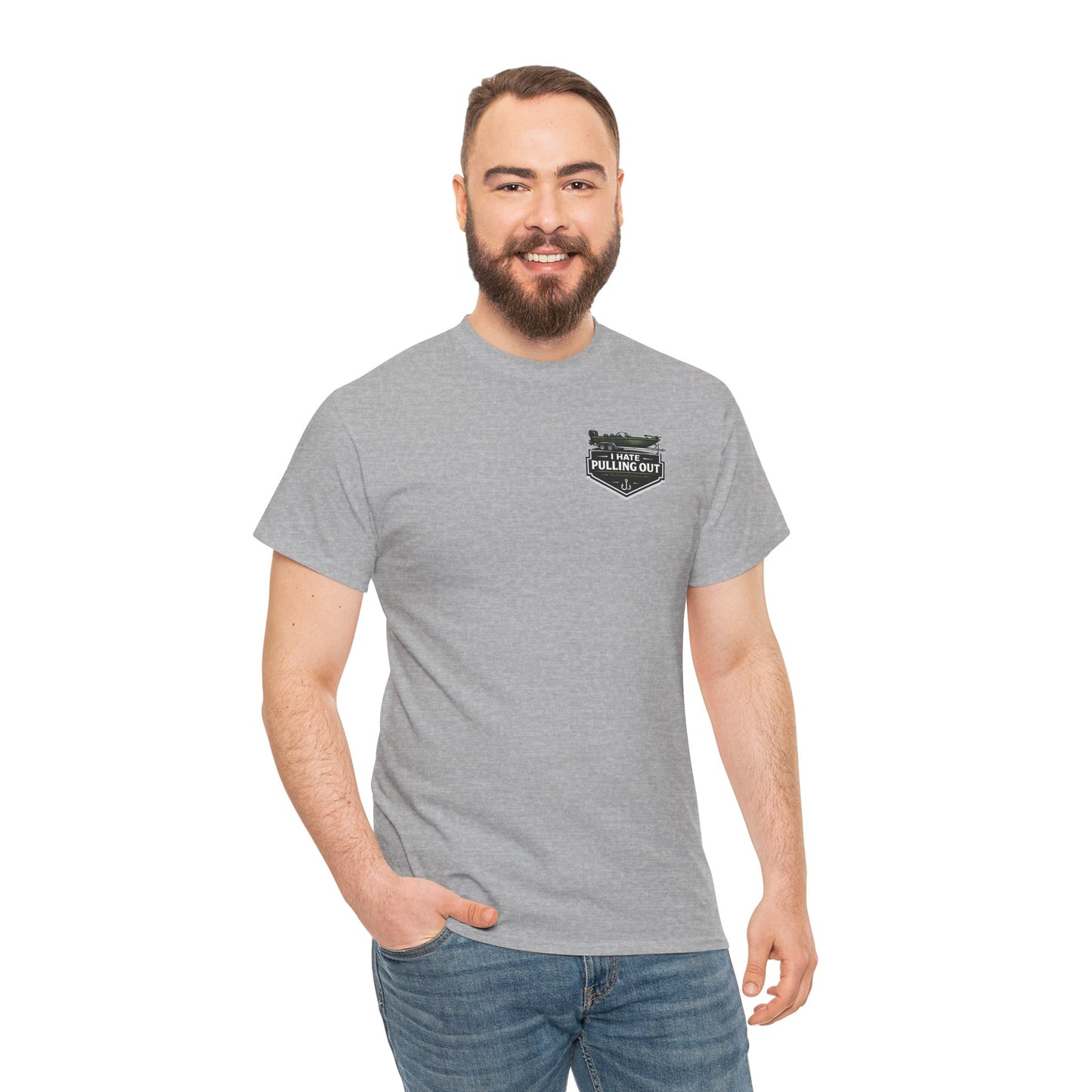 Fishing T-Shirt — "I Hate Pulling Out" Boat Angler Tee