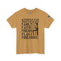 Patriotic Unisex Heavy Cotton Tee - 5 Things You Don't Mess With | Perfect for Veterans, Independence Day, Gifts