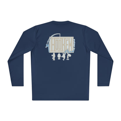 Hook 'em hard Performance Moisture wicking Long sleeve