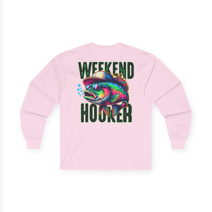 Fish Lover's Weekend Hooker Long Sleeve Tee