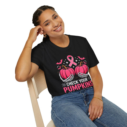 Breast Cancer awareness pumpkin Tee