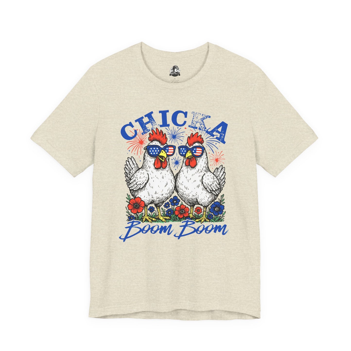 Chic Chicken Graphic Tee, Fun Unisex T-Shirt, Summer Fashion, Gift for Farm Lovers, Quirky Casual Wear, Boho Style